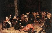Harmen Hals Peasants at a Wedding Feast painting